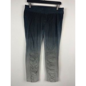 XCVI Jetter Crop Legging Black Grey Ombre Women's Small